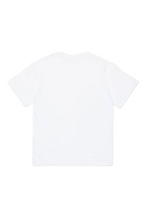 t-shirt in cotone bianco DIESEL KIDS | J0202200YI9K100